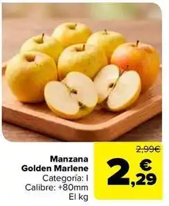 Carrefour Marlene - manzana golden oferta