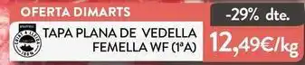 Tapa plana de vedella femella wf