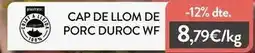 Plusfresc Duroc - cap de llom de porc duroc wf oferta