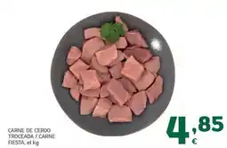 HiperDino Fiesta - carne de cerdo troceada / carne oferta