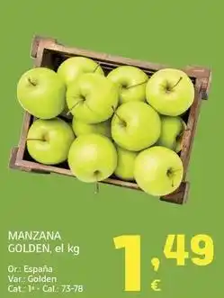 HiperDino Manzana golden oferta