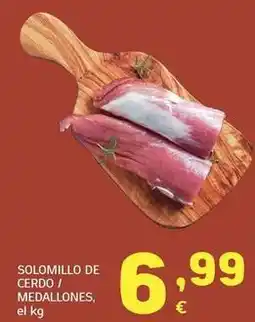HiperDino Solomillo de cerdo / medallones oferta