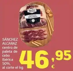 HiperDino Sánchez alcaraz - centro de paleta de cebo iberica 50% oferta