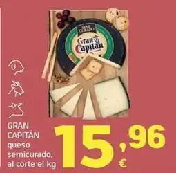 HiperDino Gran capitán - queso semicurado oferta