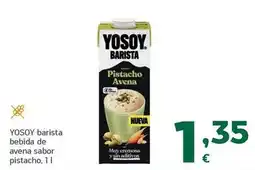 HiperDino Yosoy - barista bebida de avena sabor pistacho oferta