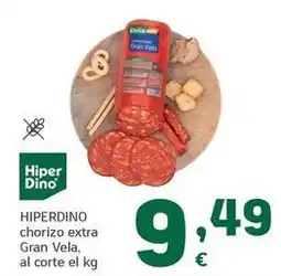 HiperDino Hiperdino - chorizo extra gran vela oferta