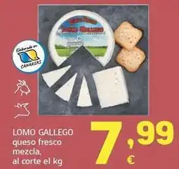 HiperDino Lomo gallego - queso fresco mezcla oferta