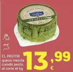 HiperDino El pastor - queso mezcla curado pesto oferta