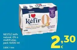 HiperDino Nestlé - kéfir natural, 0% o multifrutas oferta