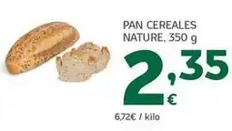 HiperDino Pan cereales nature oferta
