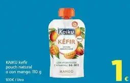 HiperDino Kaiku - kefir pouch natural o con mango oferta