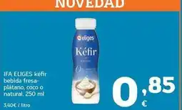HiperDino Ifa eliges - kefir bebida fresa- platano, coco o plátano, natural oferta