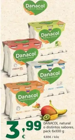 HiperDino Danacol - natural o distintos sabores oferta