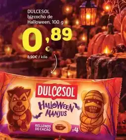 HiperDino Dulcesol - bizcocho de halloween oferta