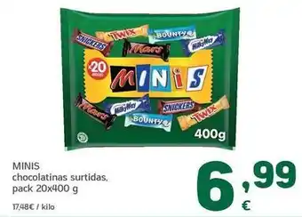 Minis - chocolatinas surtidas
