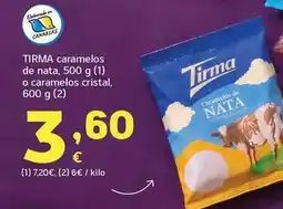 HiperDino Tirma - caramelos de nata o caramelos cristal oferta