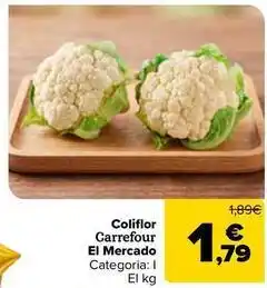 Carrefour Market Carrefour - coliflor el mercado oferta