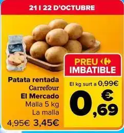 Carrefour Market Carrefour - patata rentada el mercado oferta
