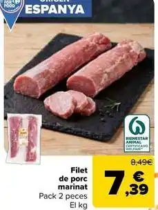 Carrefour Market Filet de porc marinat oferta