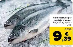 Carrefour Market Salmo noruec per meiats o sencer oferta
