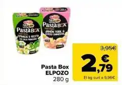 Carrefour Market Elpozo - pasta box oferta