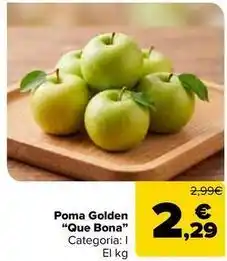 Carrefour Market Poma golden que bona oferta