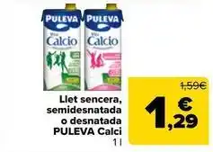 Carrefour Market Puleva - llet sencera, semidesnatada o desnatada oferta