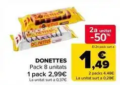 Carrefour Market Donettes - pack 8 unitats 1 pack oferta