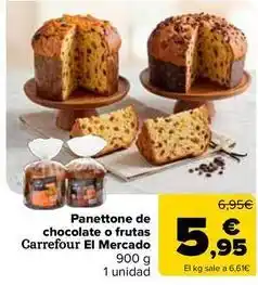 Carrefour Market Carrefour - panettone de chocolate o frutas el mercado oferta