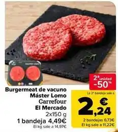 Carrefour Market Carrefour - burgermeat de vacuno oferta