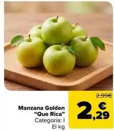 Carrefour Market Que rica - manzana golden oferta