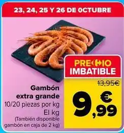 Carrefour Market Gambon extra grande oferta