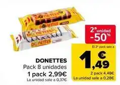 Carrefour Market Donettes - pack 8 unidades oferta