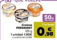 Carrefour Market Président - cremas oferta