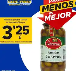 Cash Fresh Fresh - aceitunas partidas caseras oferta