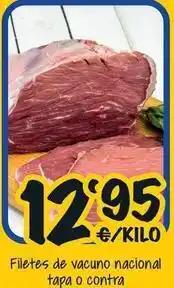 Cash Fresh Filetes de vacuno nacional tapa o contra oferta