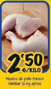 Cash Fresh Muslos de pollo fresco familiar oferta