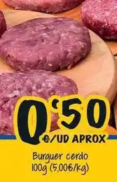 Cash Fresh Burguer cerdo oferta