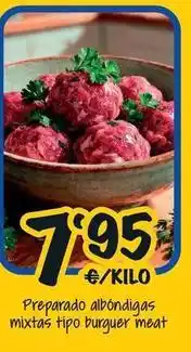 Cash Fresh Preparado albóndigas mixtas tipo burger meat oferta
