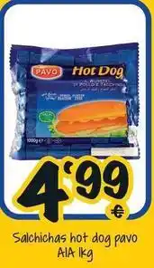 Cash Fresh Aia - salchichas hot dog pavo oferta