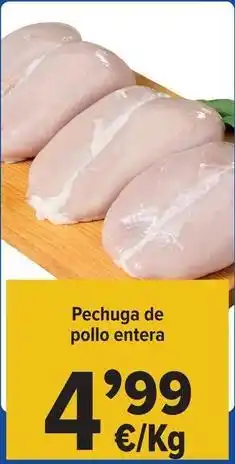 Cash Fresh Pechuga de pollo entera oferta