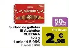 Carrefour Market Cuétara - surtido de galletas el auténtico oferta