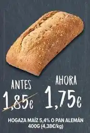 Cash Fresh Hogaza maiz 5.4% o pan alemán oferta