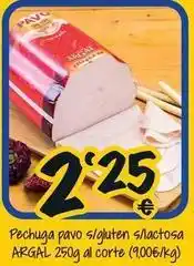 Cash Fresh Argal - pechuga pavo s/gluten s/lactosa oferta