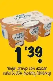 Cash Fresh Clesa - yogur griego con azucar cana oferta