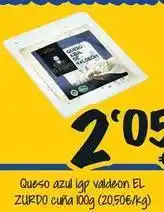 Cash Fresh El corte inglés - queso azul igp valdeon el zurdo cuña oferta