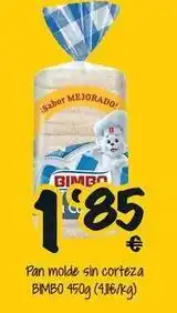 Cash Fresh Bimbo - pan molde sin corteza oferta