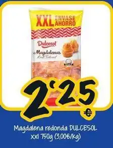 Cash Fresh Dulcesol - magdalena redonda oferta