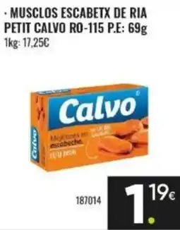 Family Cash Calvo musclos escabetx de ria petit oferta