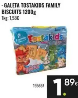 Family Cash Tostakids family biscuits oferta
